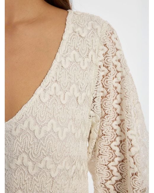 Ana Alcazar White Kleid Dilla