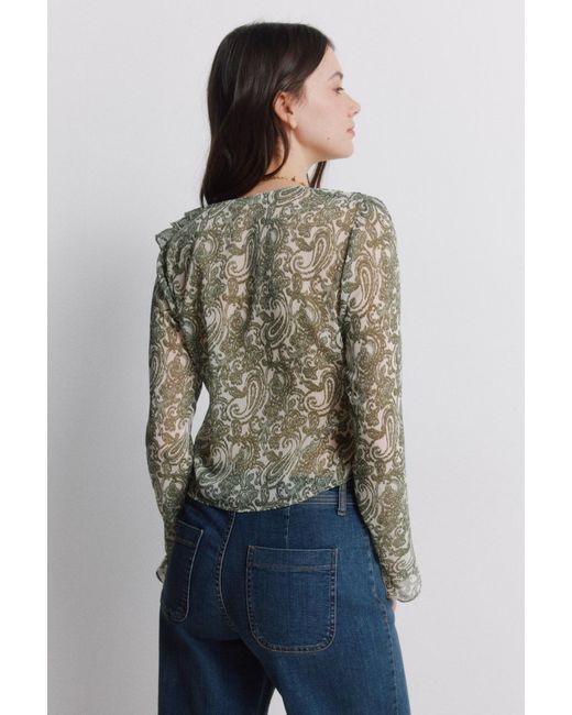 Springfield Green Bluse