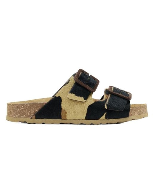 Desa Black Pantolette Folien