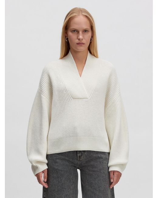 EDITED White Pullover Aus Wollmix Samia