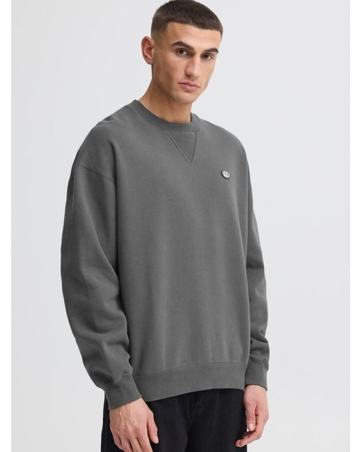 Solid Sweatshirt Sdvarro in Gray für Herren