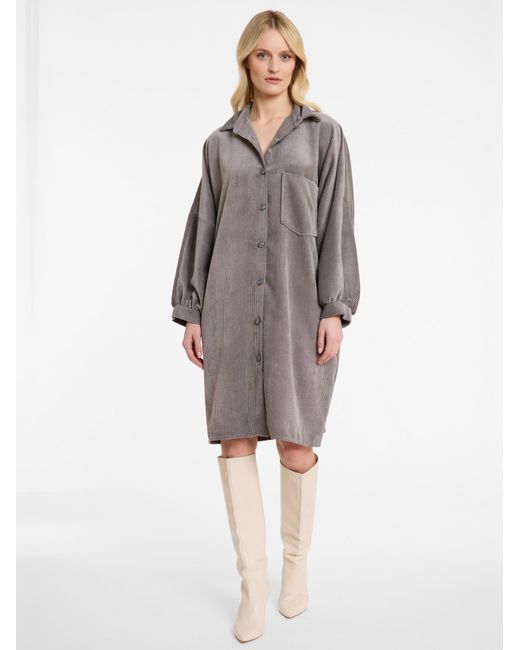Ana Alcazar Gray Blusenkleid Adida