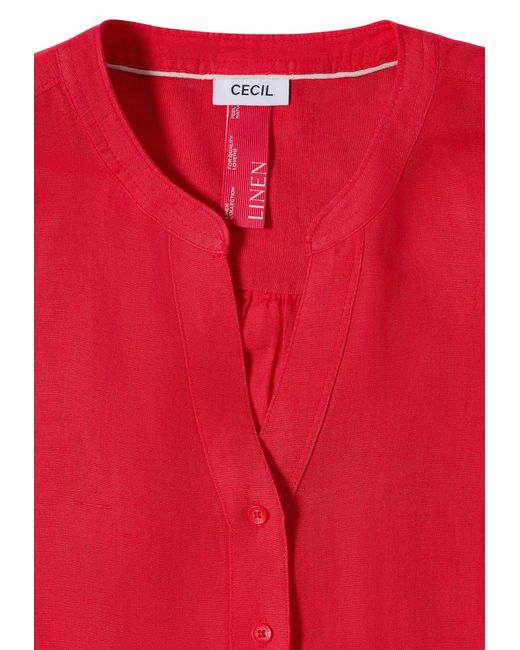 Cecil Red Bluse