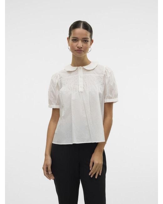 Vero Moda White Bluse 'Vmroxanne'