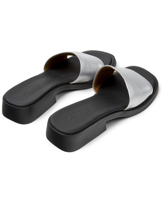Camper Black Pantolette 'Dana'