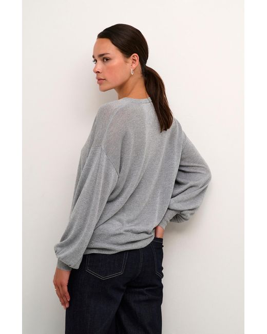 Kaffe Gray Pullover Ka Ankra