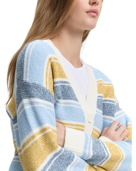 Tom Tailor White Strickjacke
