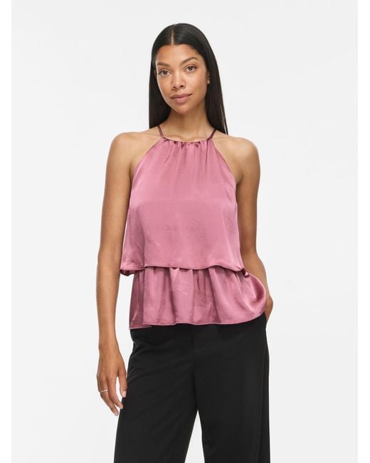 Vila Pink Top Vimine