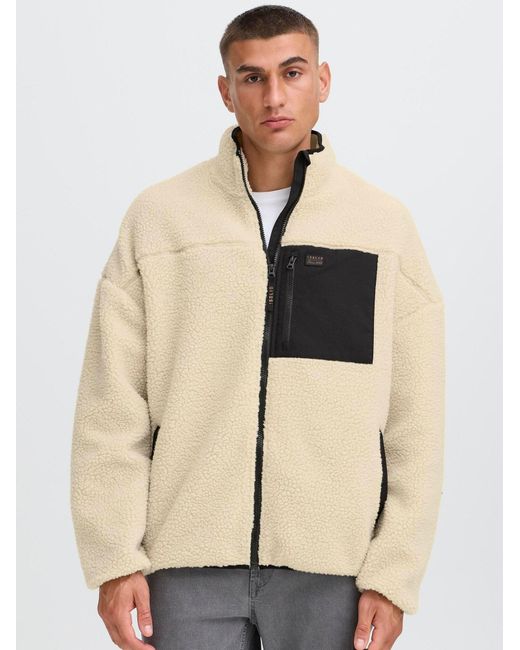 Solid Fleecejacke Walther in Natural für Herren