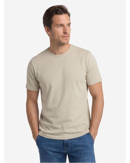 Redmond Shirt Basic in Natural für Herren