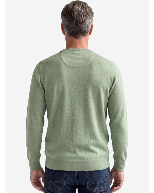 Redmond Pullover Basic in Green für Herren