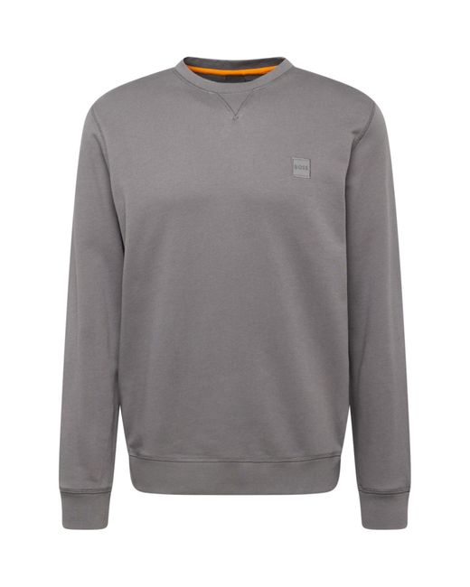 Boss Sweatshirt 'westart' in Gray für Herren