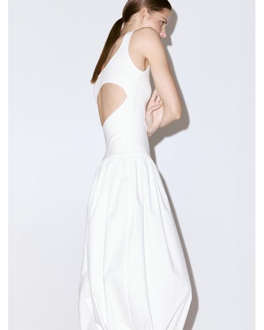 Mango White Kleid Globis