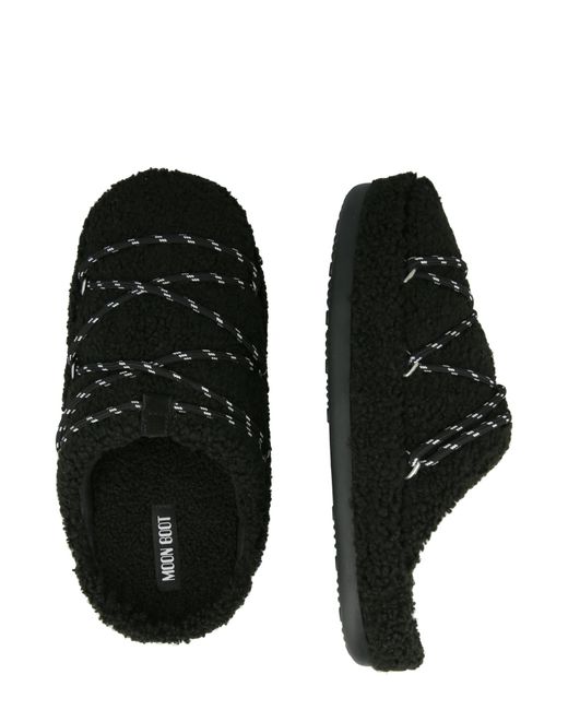 Moon Boot Hausschuh in Black für Herren