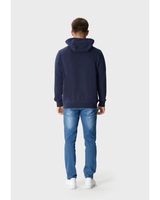 Oldskull Sweatjacke Plain Basic in Blue für Herren
