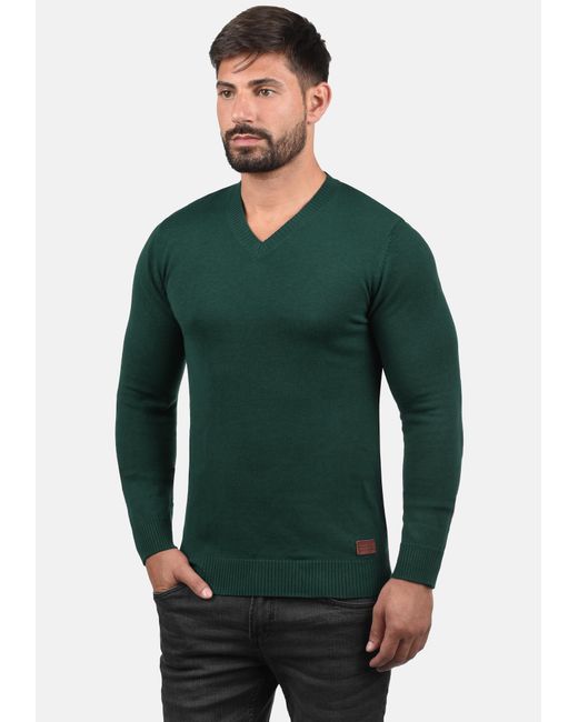Blend Strickpullover 'lasse' in Green für Herren