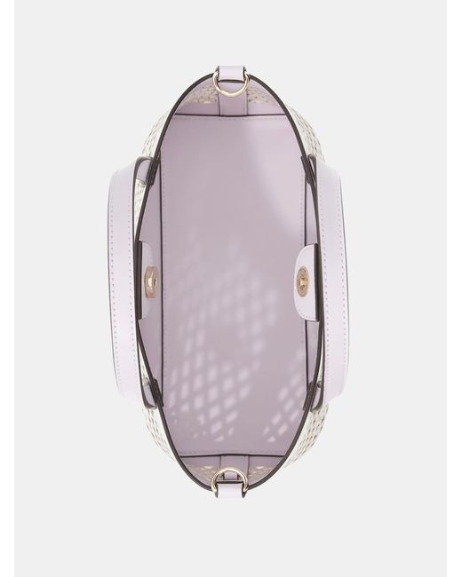 Guess White Shopper Letty