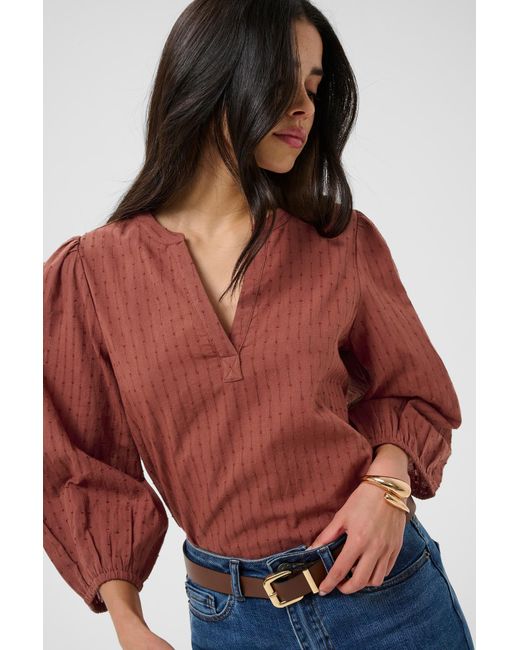 Kaffe Red Bluse Bea