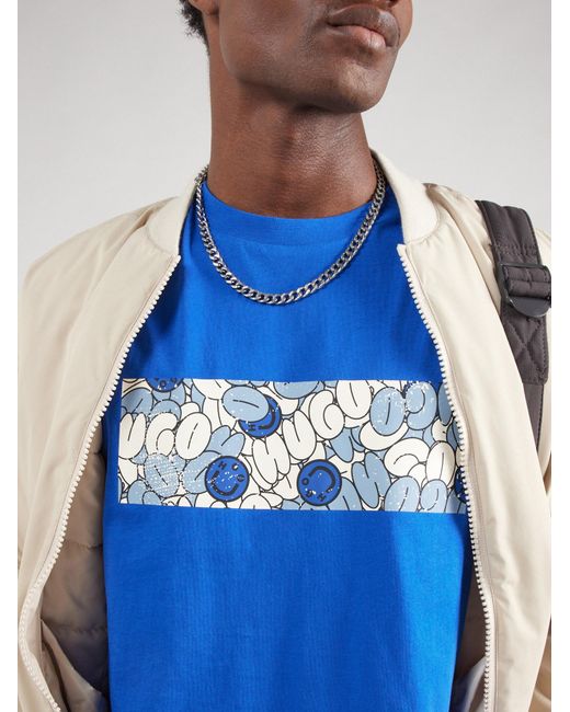 HUGO T-Shirt Nurix in Blue für Herren