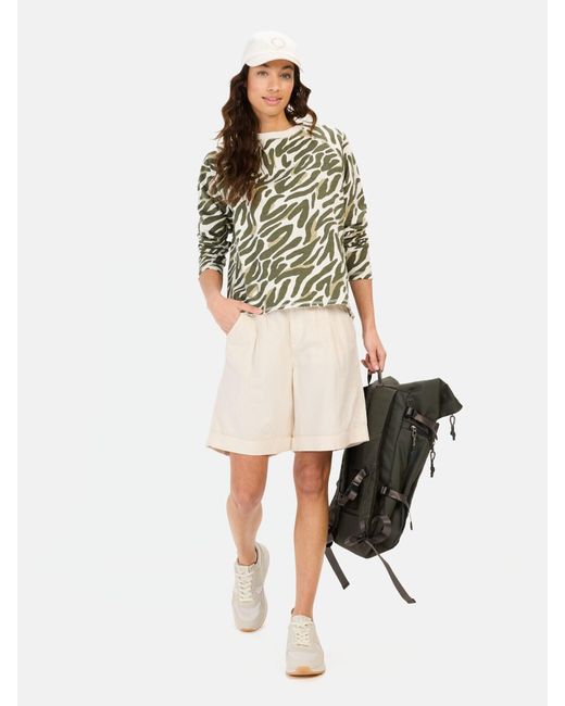 Camel Active Green Sweatshirt Mit Allover-Print