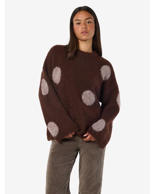 Noisy May Brown Pullover Sutton