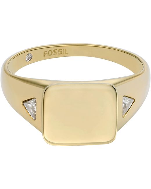 Fossil Metallic Ring