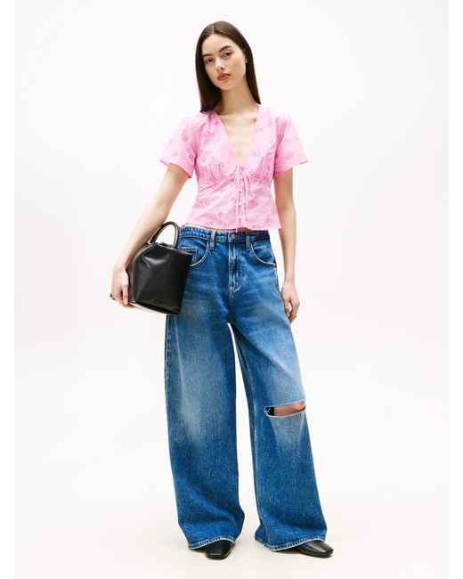 Tommy Hilfiger Pink Bluse