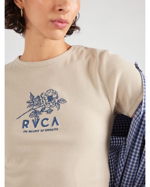 RVCA White T-Shirt Good Day