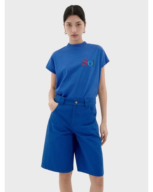 Thinking Mu Blue Hemd Freizeit Sol