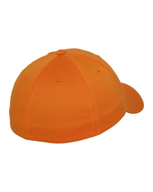 Flexfit Orange Cap Wooly Combed