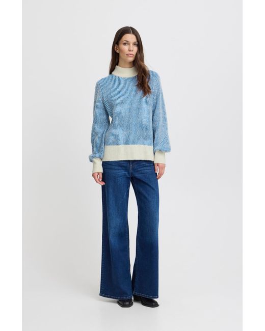 Ichi Blue Pullover Kamara