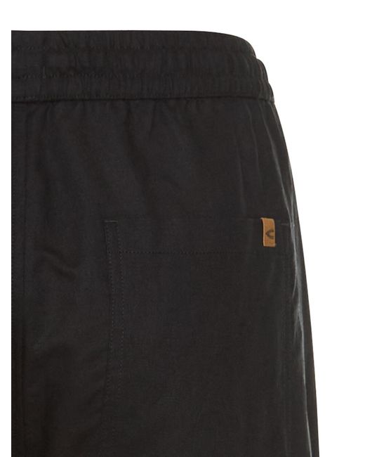 Camel Active Black Relaxed Fit Sommerhose Aus Einem Leinenmix