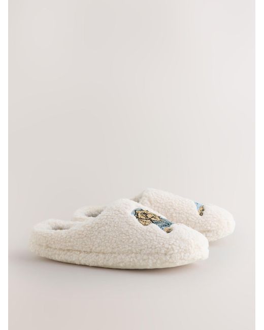 Next White Hausschuh