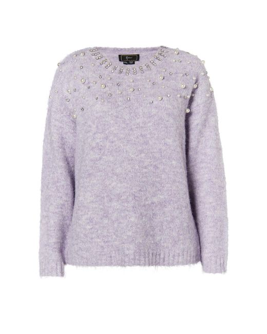 faina Purple Pullover Koosh