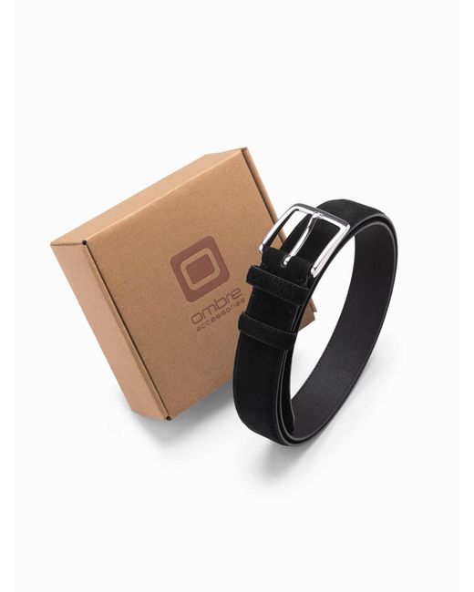 Ombre Gürtel in Black für Herren
