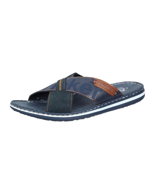 Rieker Pantolette Basic in Blue für Herren