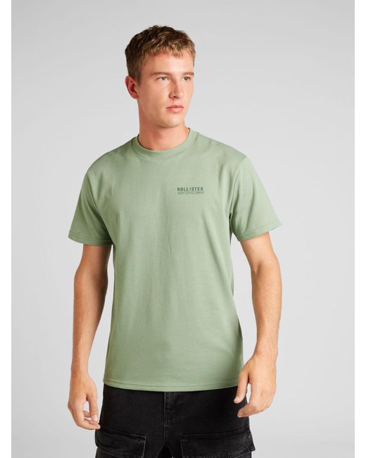 Hollister T-shirt in Green für Herren