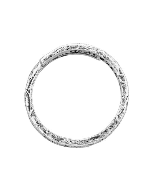 Haze & Glory Ring Evil Eye in White für Herren