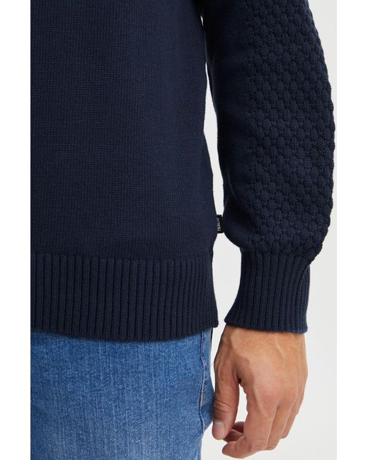 Solid Pullover in Blue für Herren