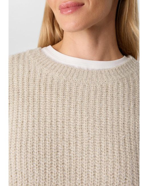 Comma, White Pullover