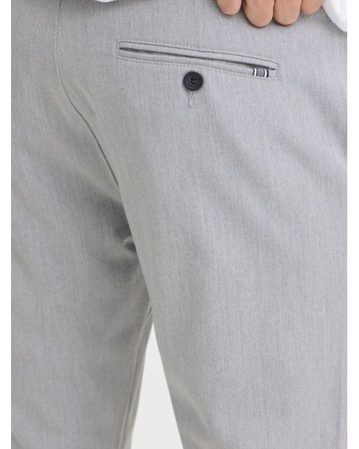 Solid Chinohose Frederic in Gray für Herren
