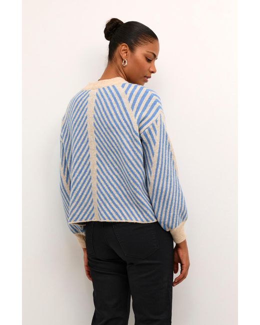 Kaffe Blue Pullover Vera