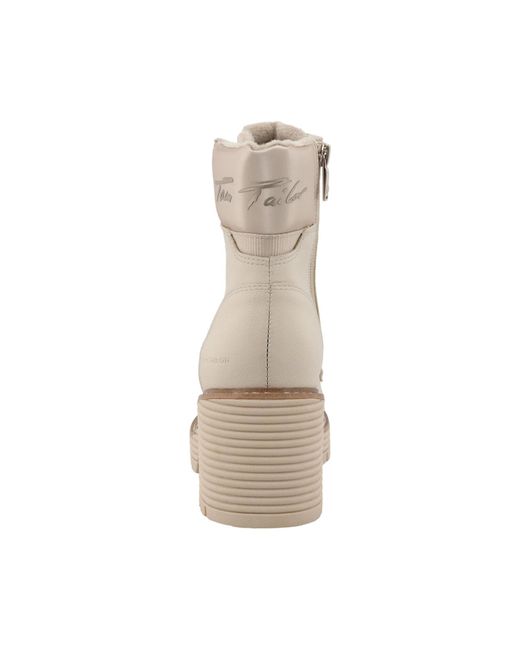 Tom Tailor Natural Schnürstiefelette