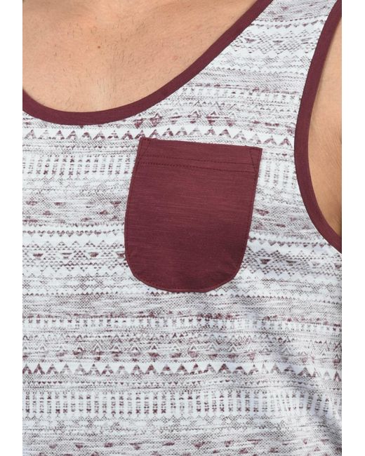 Solid Tanktop 'imbre' in Gray für Herren