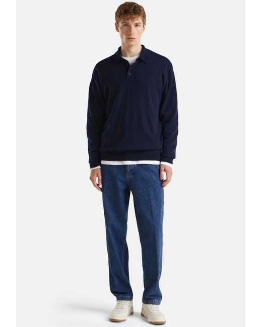 Benetton Shirt in Blue für Herren