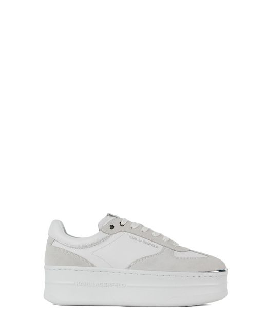 Karl Lagerfeld White Sneaker Kobo Sneaker Mit Apron-Design