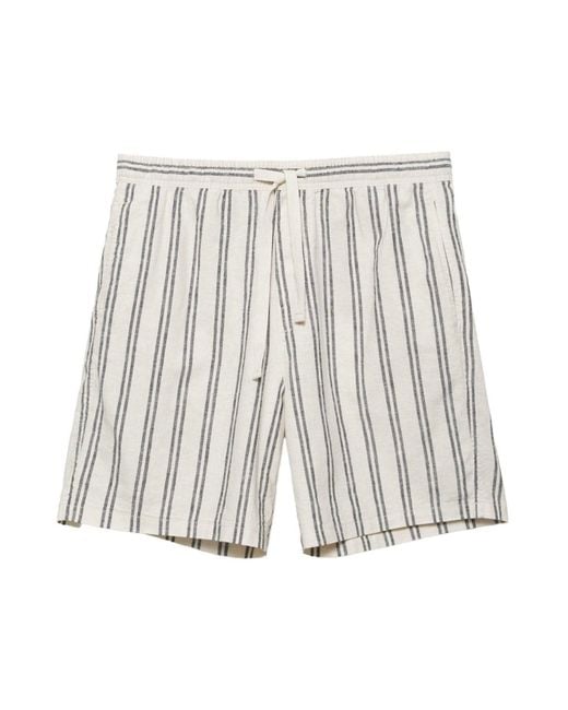 Pull&Bear Shorts in White für Herren