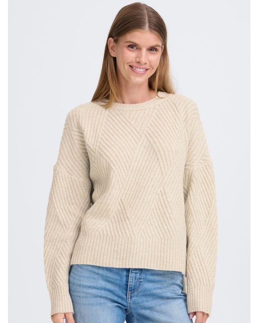 Oxmo White Strickpullover Oxibomma