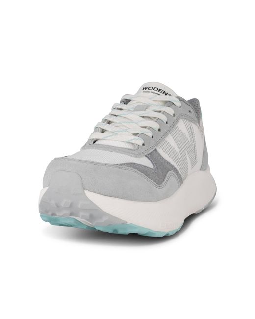 Woden Gray Sneakers 'Mathilde'