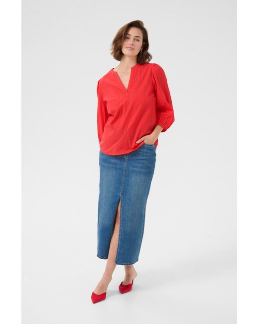 Kaffe Red Bluse 'Jollia'